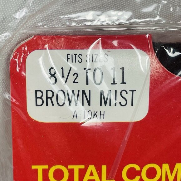 Total Comfort Sandal Foot Brown Mist Knee Hi High Pantyhose 8.5-11 Vintage - Picture 4 of 4